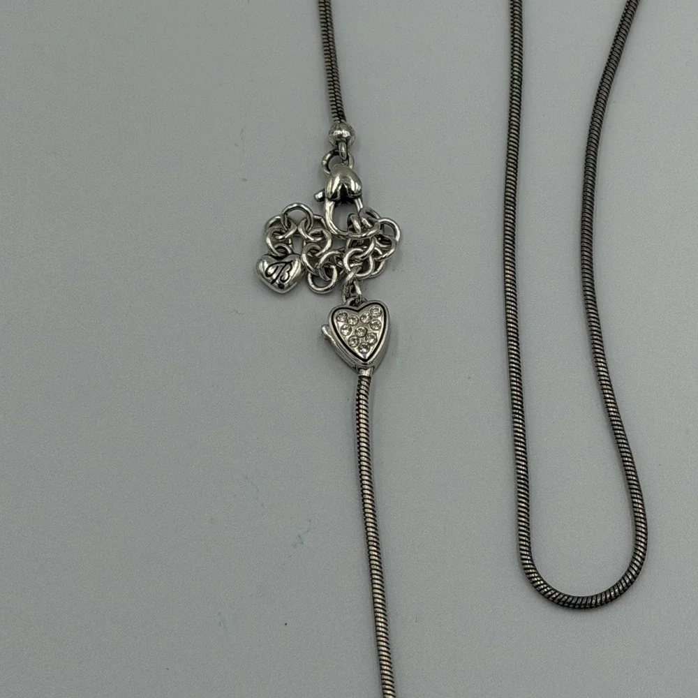BRIGHTON‎ JEWELRY LOT 3 Bracelets 1 Necklace Silver